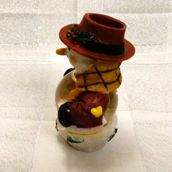 World Bazaars Holiday Waterball/Snow Globe Snowman & Teddy Bear With Box - Picture 8 of 14